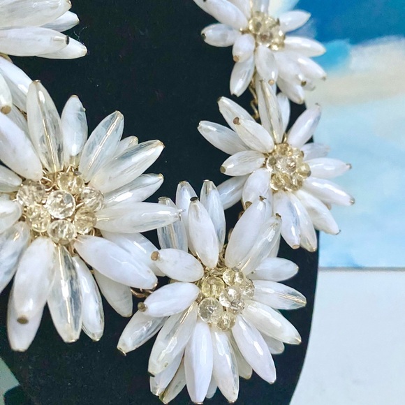 Vintage TED BAKER for Talbot's Aster Burst Daisy Multichain Statement Necklace - Picture 3 of 9